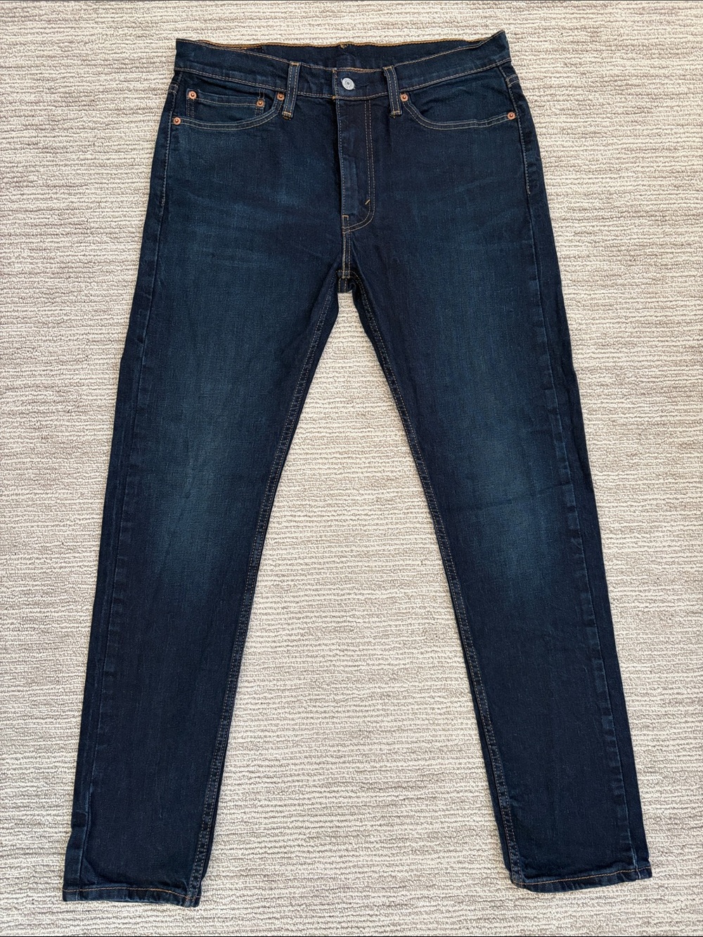 Men's Dark Blue Levi 510 Skinny Fit Jeans size 34W 32L